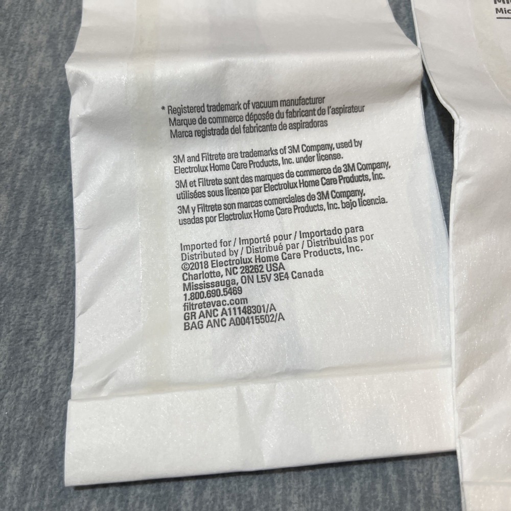 3M Filtrete Dirt Devil C Micro Allergen Vacuum Bags 3 Pk Dust Pollen Mites New - Picture 10 of 11